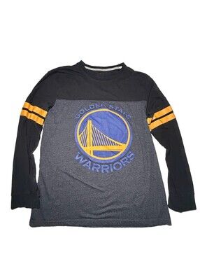 Golden State Warriors Shirt Mens Medium NBA Ultra Game Long Sleeve Black